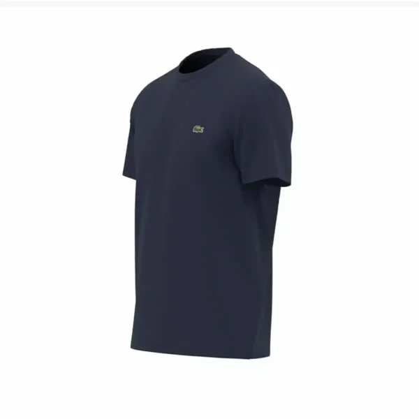 T-shirt manches courtes Homme Lacoste Coton Bleu foncé. SUPERDISCOUNT FRANCE