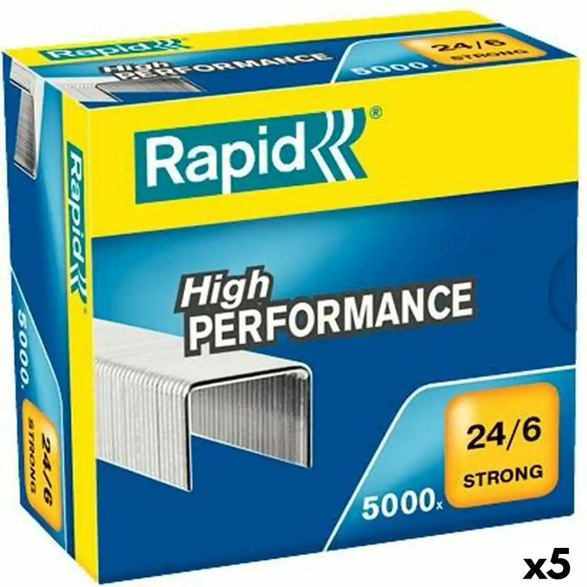Agrafes Rapid 24/6 6 mm Galvanisé (5 Unités). SUPERDISCOUNT FRANCE