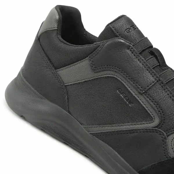 Baskets Casual Homme Geox Damiano Noir. SUPERDISCOUNT FRANCE