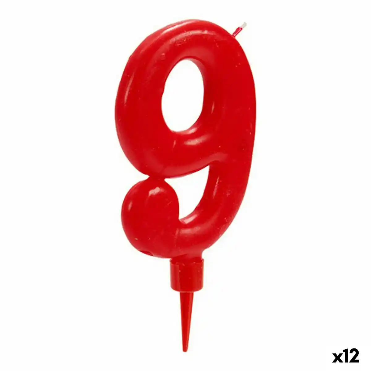 Bougie rouge anniversaire numero 9 12 unites _5458. DIAYTAR SENEGAL - Votre Plateforme Shopping, Votre Choix Éclairé. Explorez nos offres et choisissez des articles de qualité qui reflètent votre style et vos valeurs.