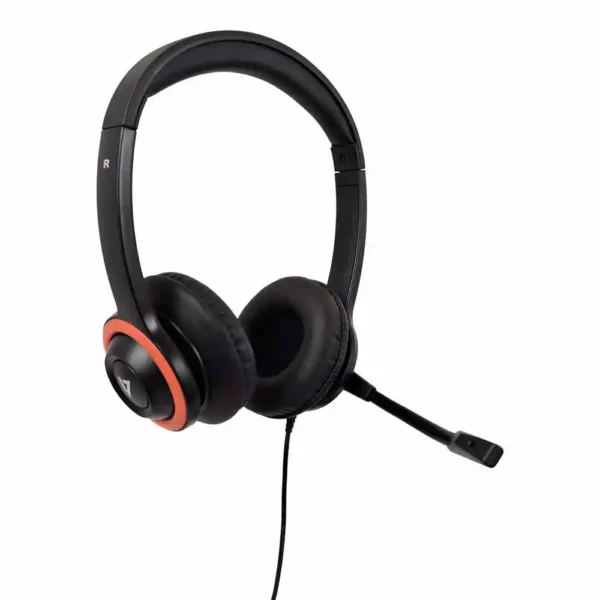 Casque avec Microphone V7 HU540E Noir. SUPERDISCOUNT FRANCE