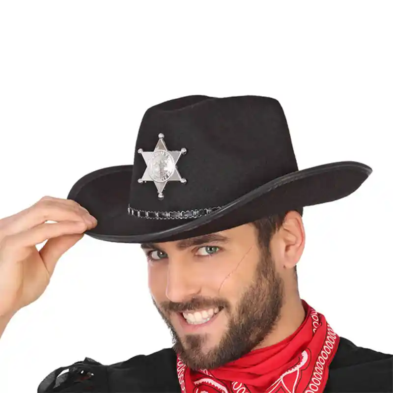 Chapeau Cowboy Noir. SUPERDISCOUNT FRANCE
