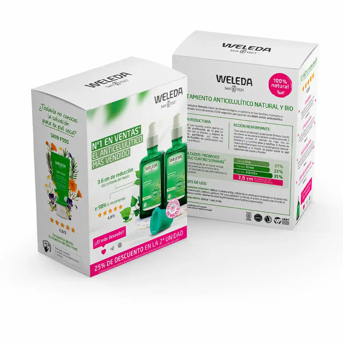 Coffret cosmetique weleda anti cellulite bouleau 3 pieces_9152. DIAYTAR SENEGAL - Votre Escale Shopping incontournable. Explorez notre boutique en ligne et dénichez des trésors qui reflètent la richesse culturelle et la modernité du Sénégal.