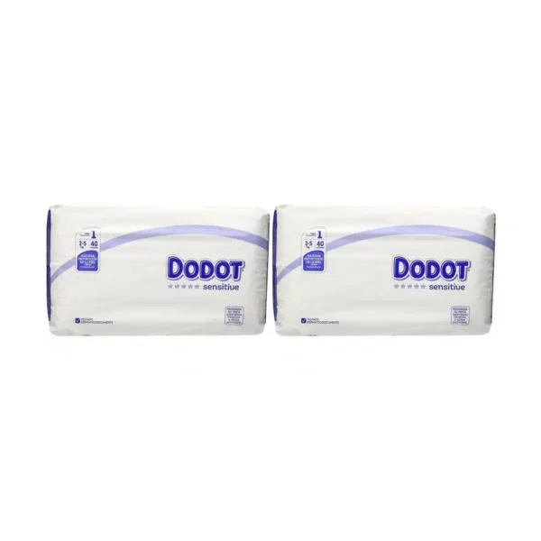 Couches jetables Dodot Dodot Sensitive Rn 2-5 Kg Taille 1 80 Unités. SUPERDISCOUNT FRANCE