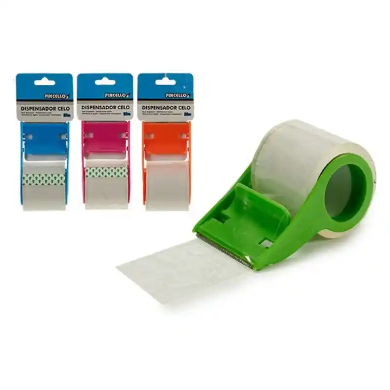 Dévidoir Ruban Adhésif Transparent (5,5 x 15 x 5,5 cm). SUPERDISCOUNT FRANCE