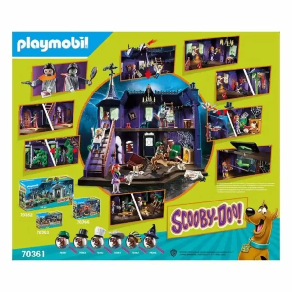 Ensemble de jeu Scooby-Doo ! Aventure dans le Mystery Mansion Playmobil 70361 (177 pcs). SUPERDISCOUNT FRANCE