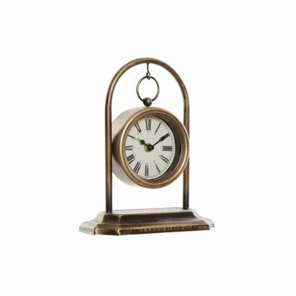 Horloge de table dkd home decor 20 x 10 5 x 25 cm cristal dore fer traditionnel_4665. DIAYTAR SENEGAL - Votre Portail Vers l'Exclusivité. Explorez notre boutique en ligne pour découvrir des produits uniques et raffinés, conçus pour ceux qui recherchent l'excellence.
