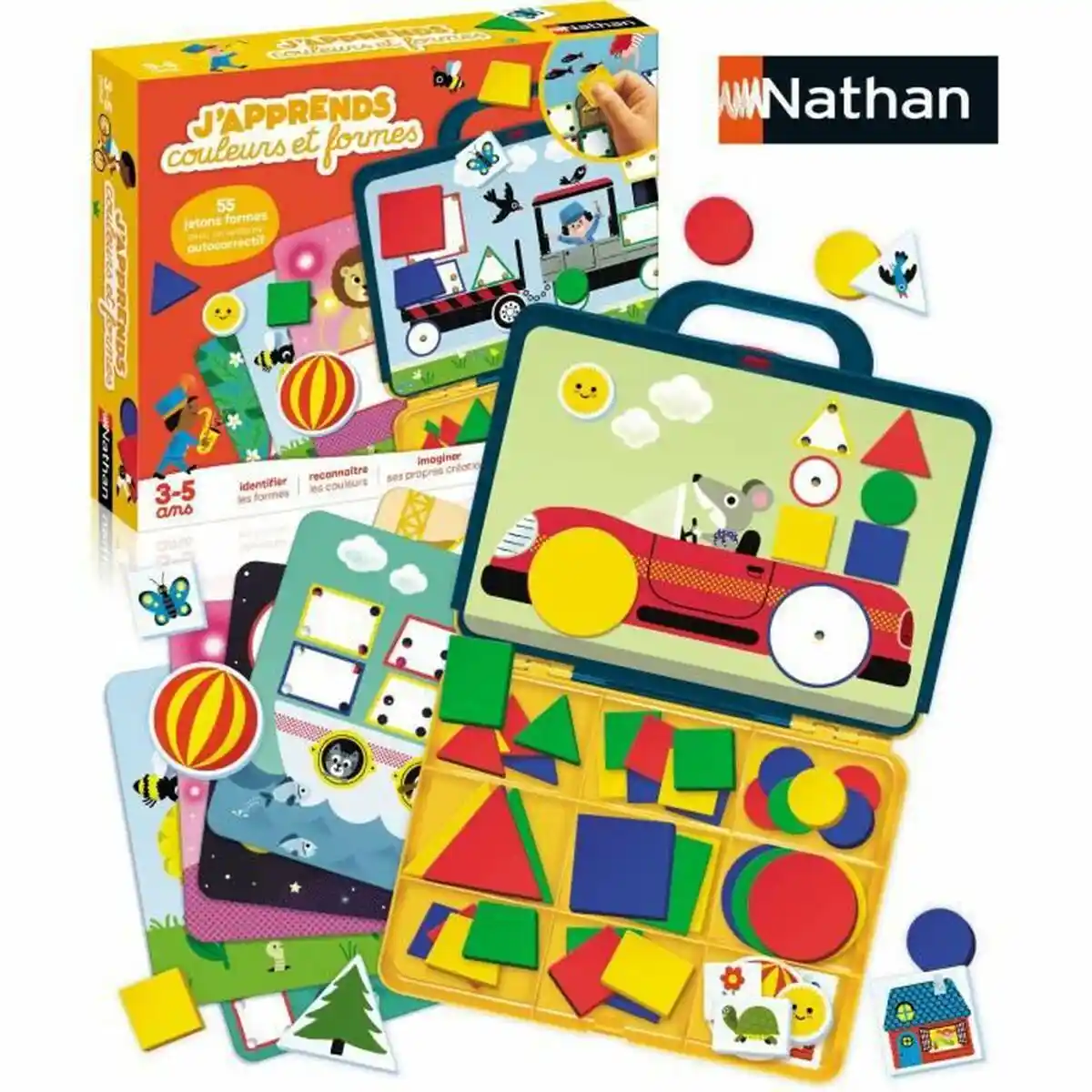Jeu de société Nathan J'apprends Couleurs Et Formes (FR). SUPERDISCOUNT FRANCE