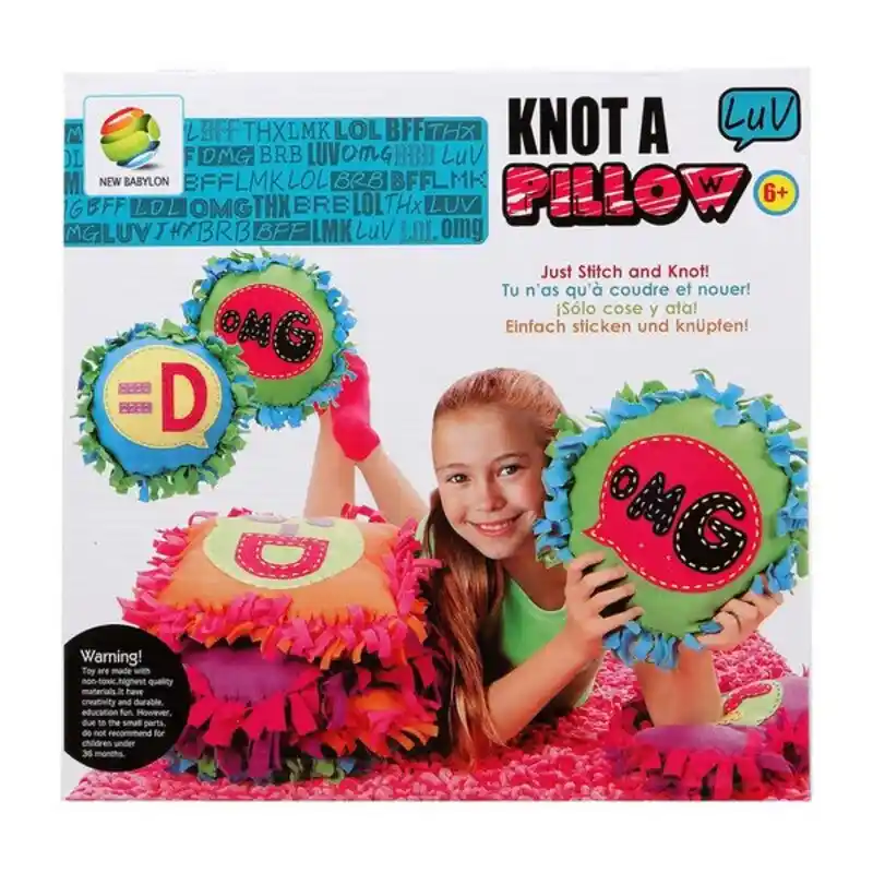 Kit d artisanat knot a pillow 113111_9364. DIAYTAR SENEGAL - Là où Chaque Produit Est une Trouvaille. Explorez notre sélection minutieuse et découvrez des articles qui correspondent à votre style de vie et à vos aspirations.