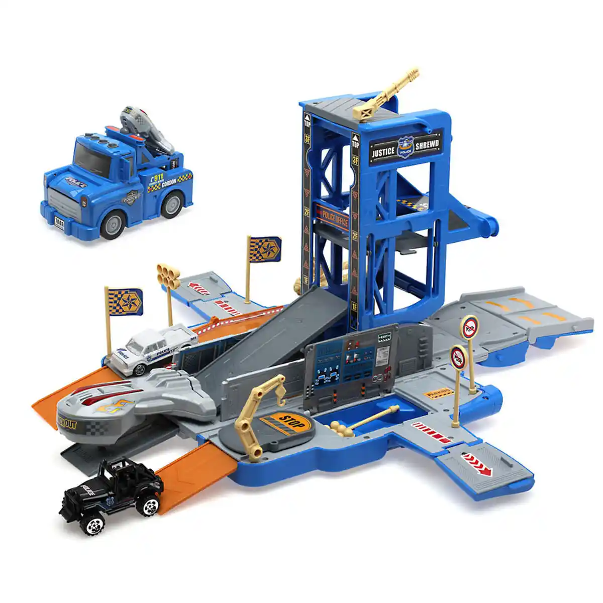 Piste avec rampes Light Car avec son. SUPERDISCOUNT FRANCE