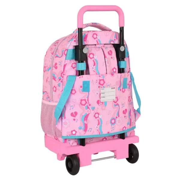 Sac à dos scolaire à roulettes LOL Surprise ! Glow girl Rose (33 x 45 x 22 cm). SUPERDISCOUNT FRANCE