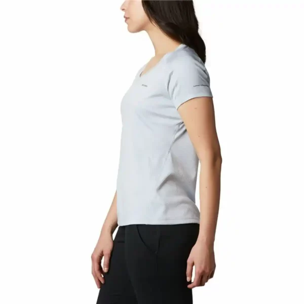 T-shirt à manches courtes pour femme Columbia Zero RulesTM Gris. SUPERDISCOUNT FRANCE