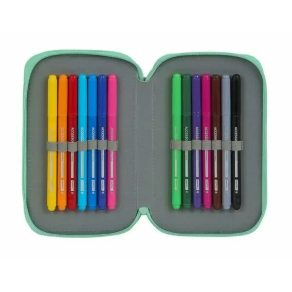 Trousse Double BlackFit8 Turquoise (28 pcs). SUPERDISCOUNT FRANCE