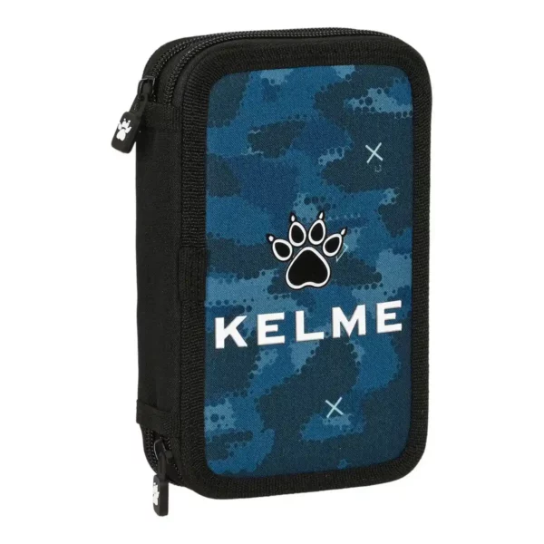 Trousse Double Kelme Break 12,5 x 19,5 x 4 cm Noir Bleu Marine (28 pcs). SUPERDISCOUNT FRANCE