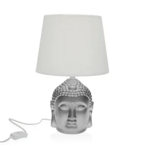 Lampe de bureau versa silver buddha porcelaine 21 x 33 x_1286. Bienvenue chez DIAYTAR SENEGAL - Où le Shopping Rime avec Diversité. Plongez dans notre univers de produits et découvrez des trésors qui représentent la richesse culturelle du Sénégal.