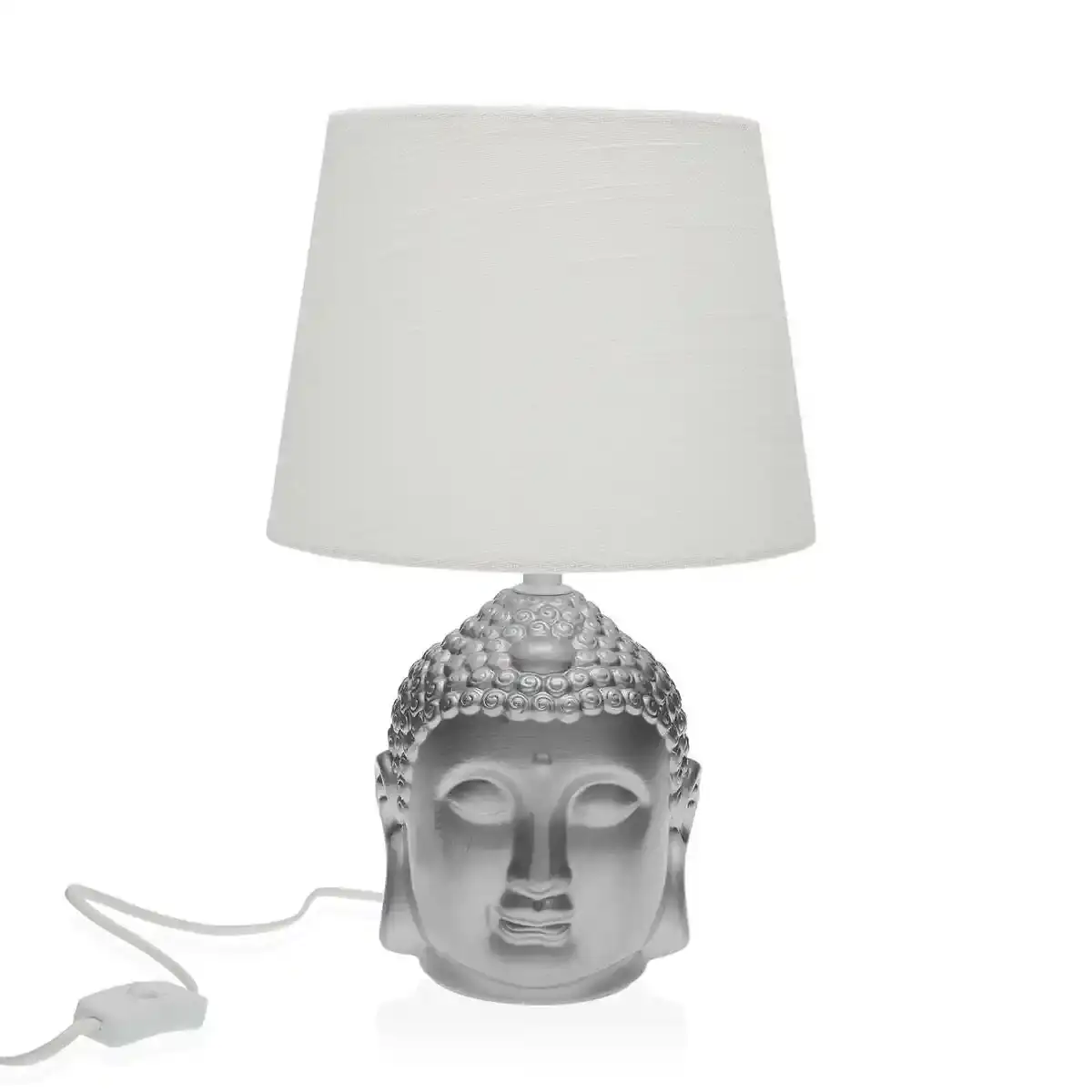 Lampe de bureau versa silver buddha porcelaine 21 x 33 x_1286. Bienvenue chez DIAYTAR SENEGAL - Où le Shopping Rime avec Diversité. Plongez dans notre univers de produits et découvrez des trésors qui représentent la richesse culturelle du Sénégal.