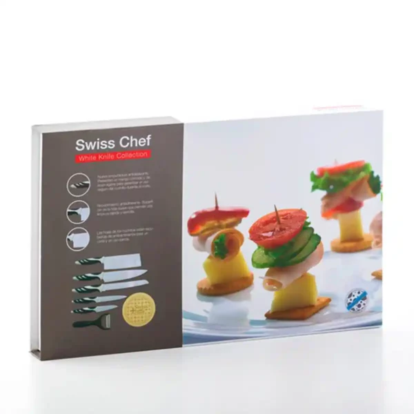 Ensemble de couteaux bravissima kitchen swiss chef 6 pcs _4480. DIAYTAR SENEGAL - Où Choisir est une Célébration. Découvrez notre sélection de produits qui représentent la diversité et la joie du Sénégal, à chaque étape de votre vie.