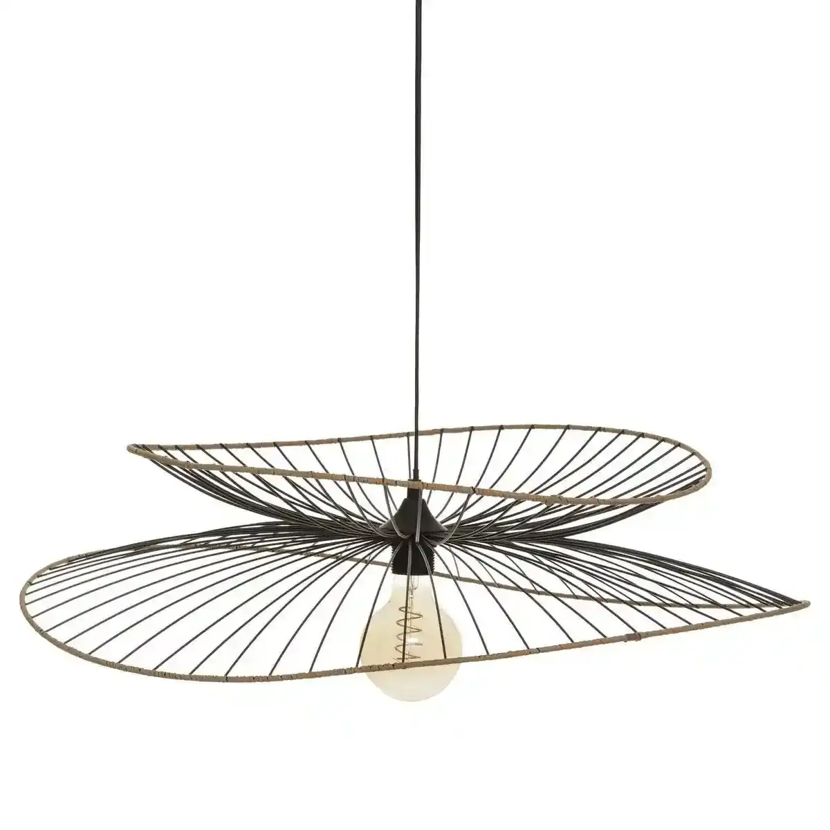 Plafonnier atmosphera alara 40w noir o 69 5 x 17 5 cm _9399. Bienvenue chez DIAYTAR SENEGAL - Où Choisir est un Voyage. Plongez dans notre plateforme en ligne pour trouver des produits qui ajoutent de la couleur et de la texture à votre quotidien.