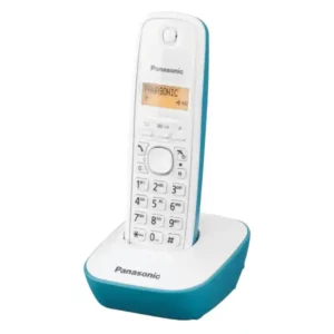 Telephone sans fil panasonic corp kx tg1611spc dect blanc turquoise ambre_9257. DIAYTAR SENEGAL - Où Votre Shopping Prend Vie. Explorez notre boutique en ligne pour trouver des articles qui vous ressemblent et qui ajoutent de l'éclat à votre quotidien.