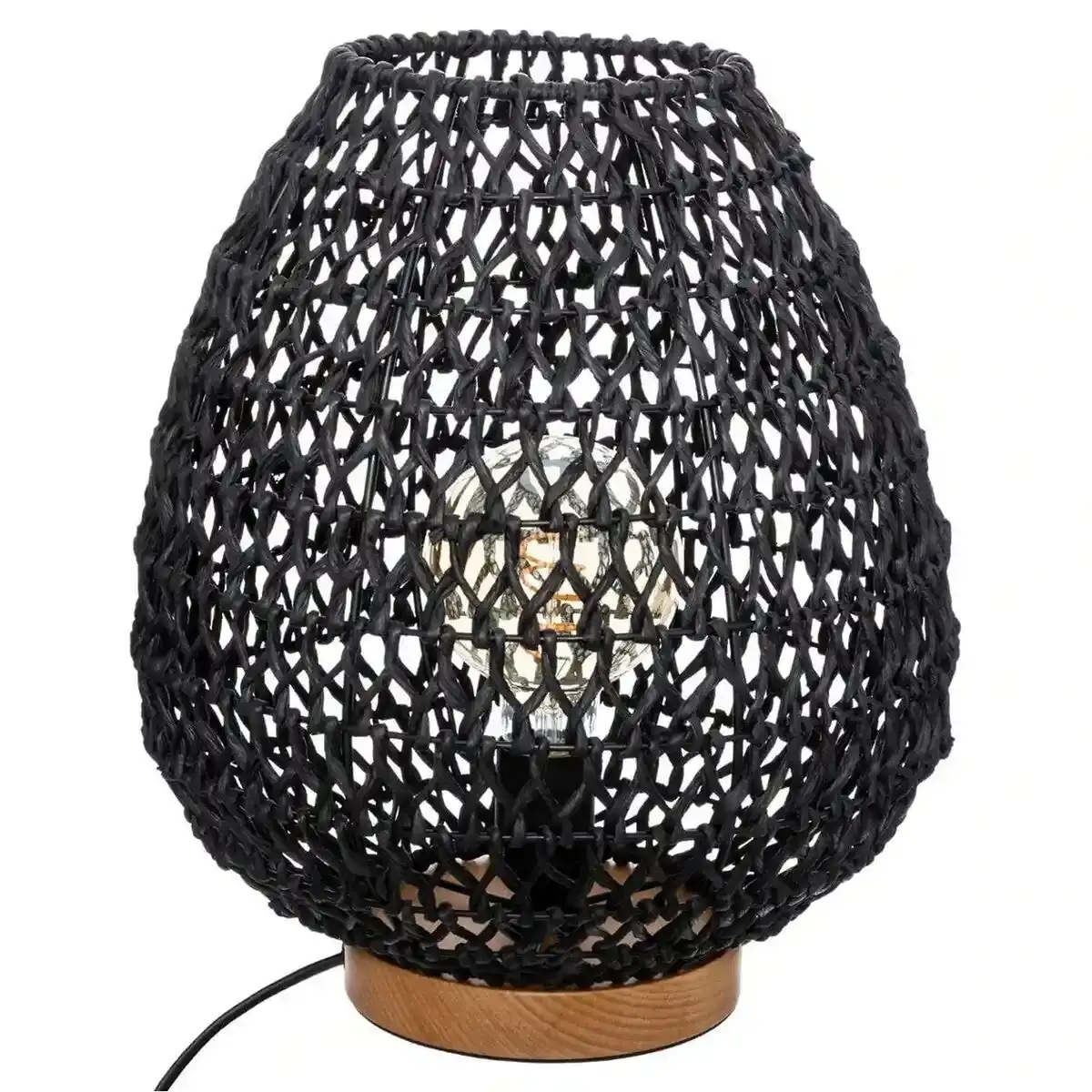 Lampe de bureau atmosphera tresse noir 40 w o 35 5 x_7720. DIAYTAR SENEGAL - Votre Destination pour un Shopping Unique. Parcourez notre catalogue et trouvez des articles qui vous inspirent et vous édifient.