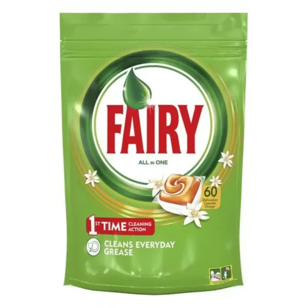 Pastilles pour lave vaisselle all in one fairy 60 uds _9615. DIAYTAR SENEGAL - Là où Chaque Achat a du Sens. Explorez notre gamme et choisissez des produits qui racontent une histoire, du traditionnel au contemporain.