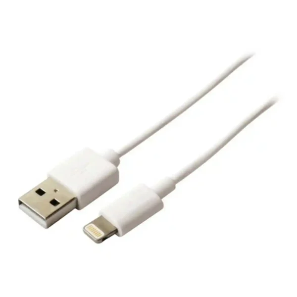 Cable usb vers lightning contact 1 m blanc_1340. DIAYTAR SENEGAL - Là où Chaque Produit est une Trouvaille Unique. Découvrez notre boutique en ligne et trouvez des articles qui vous distinguent par leur originalité.