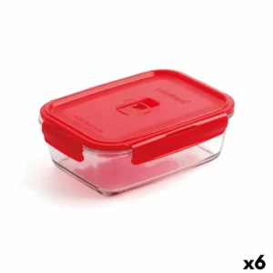 Lunch box hermetique luminarc pure box rouge 16 x 11 cm_5429. DIAYTAR SENEGAL - L'Art de Vivre le Shopping Authentique. Découvrez notre boutique en ligne et trouvez des produits qui incarnent la passion et le savoir-faire du Sénégal.
