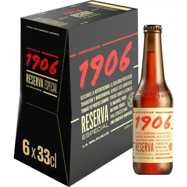 Biere 1906 speciale 6 x 330 ml reserva_1049. DIAYTAR SENEGAL - L'Art de Choisir, l'Art de Vivre. Explorez notre univers de produits soigneusement sélectionnés pour vous offrir une expérience shopping riche et gratifiante.