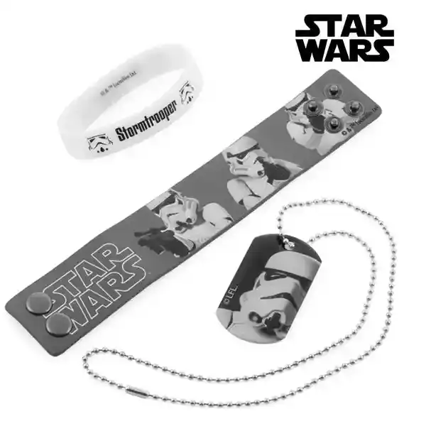 Bracelets et collier stormtrooper star wars _7524. DIAYTAR SENEGAL - Votre Boutique en Ligne, Votre Choix Illimité. Parcourez nos rayons et découvrez des produits qui vous inspirent, de la mode à la maison et bien plus.