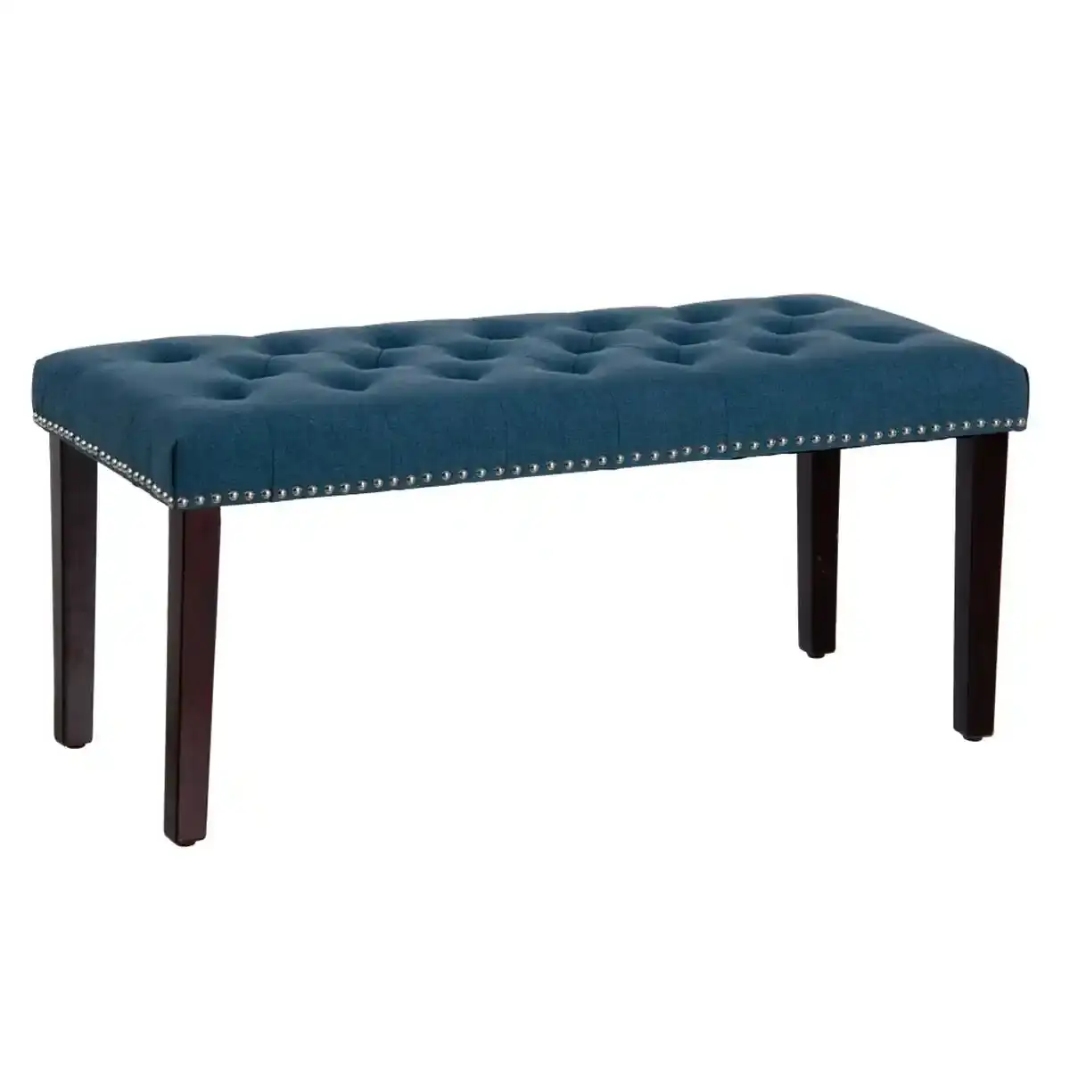 Banc 115 x 44 x 43 cm bois bleu_5214. DIAYTAR SENEGAL - L'Art de Vivre le Shopping Authentique. Découvrez notre boutique en ligne et trouvez des produits qui incarnent la passion et le savoir-faire du Sénégal.