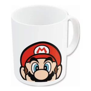 Mug super mario blanc ceramique rouge 350 ml _3279. DIAYTAR SENEGAL - Là où l'Élégance Devient un Mode de Vie. Naviguez à travers notre gamme et choisissez des produits qui apportent une touche raffinée à votre quotidien.