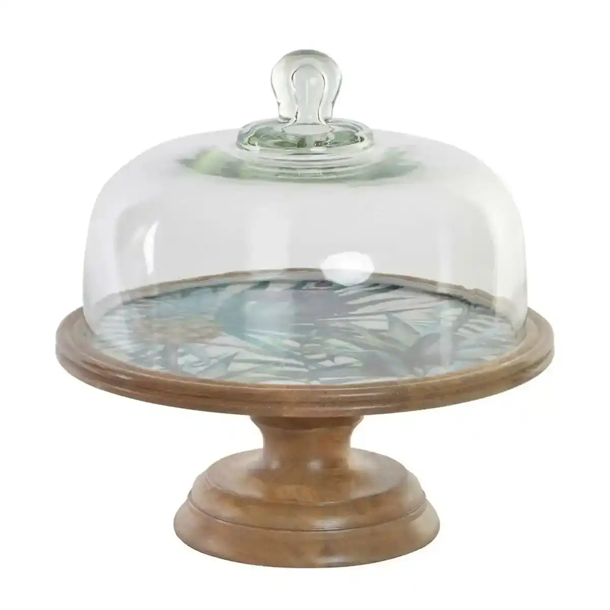 Plateau a gouter dkd home decor cristal naturel vert bois de manguier_5495. DIAYTAR SENEGAL - Où la Qualité et la Diversité Fusionnent. Explorez notre boutique en ligne pour découvrir une gamme variée de produits qui incarnent l'excellence et l'authenticité.