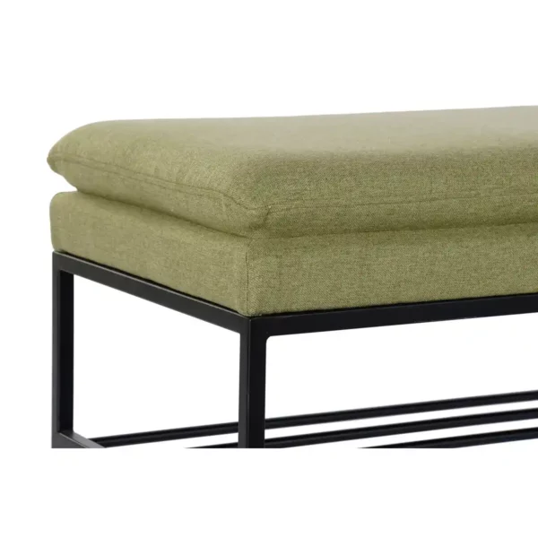 Banc pied de lit dkd home decor noir vert polyester fer_8203. DIAYTAR SENEGAL - Là où Chaque Produit a son Propre Éclat. Explorez notre boutique en ligne et trouvez des articles qui ajoutent de la brillance à votre quotidien.