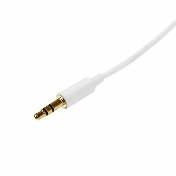 Cable jack audio 3 5mm startech mu2mmmswh blanc_3611. DIAYTAR SENEGAL - Où Choisir est un Plaisir. Explorez notre boutique en ligne et choisissez parmi des produits de qualité qui satisferont vos besoins et vos goûts.