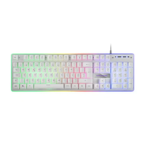 Clavier mars gaming mk220w qwerty portugais_1106. DIAYTAR SENEGAL - Là où les Possibilités sont Infinies. Parcourez nos catégories et laissez-vous séduire par des produits qui enrichiront votre quotidien, du pratique à l'esthétique.