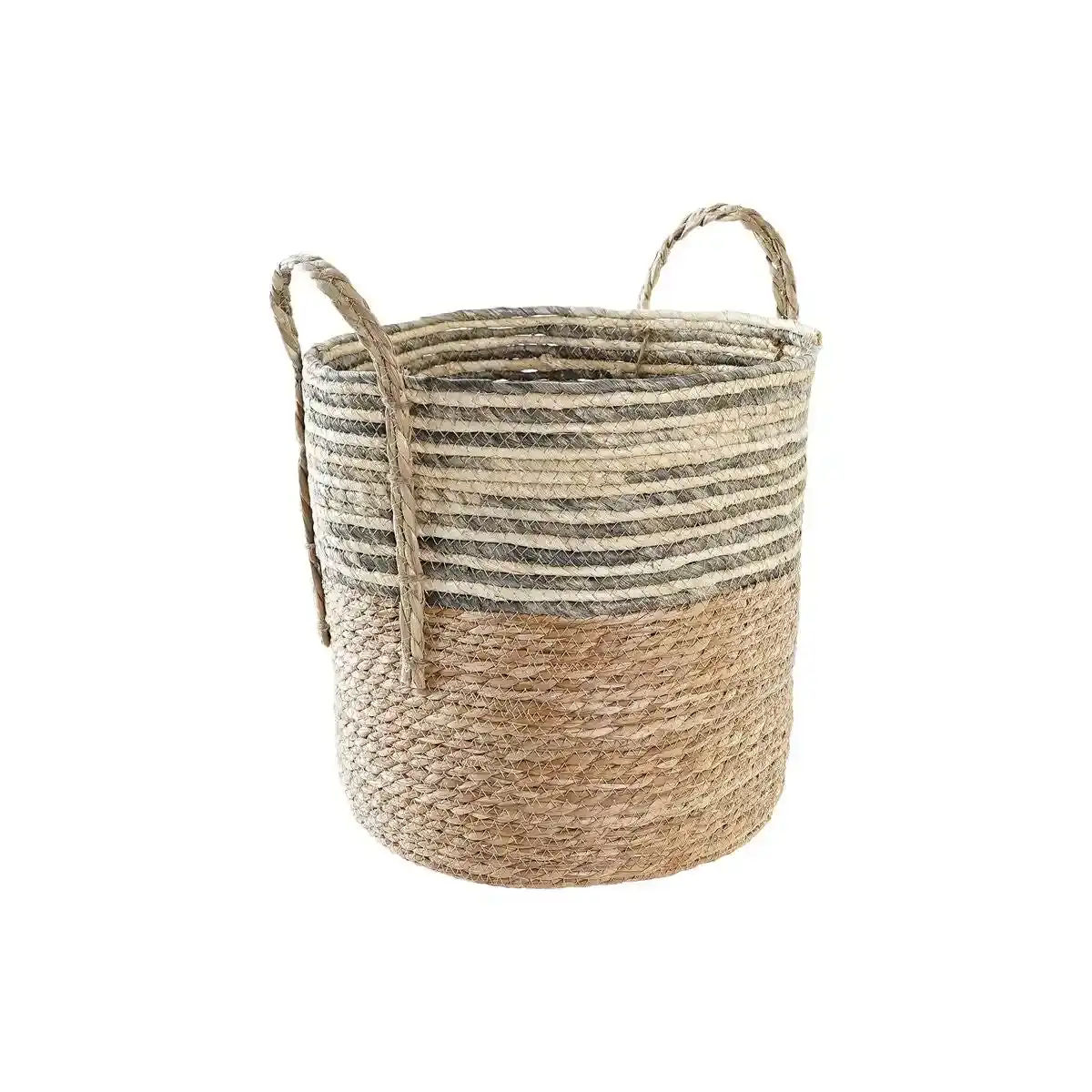 Panier dkd home decor fibre 33 x 33 x 35 cm _1679. DIAYTAR SENEGAL - L'Art de Vivre le Shopping Authentique. Découvrez notre boutique en ligne et trouvez des produits qui célèbrent la culture et l'héritage du Sénégal.
