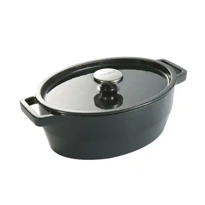 Cocotte avec couvercle fonte pyrex slow cook 33 cm _7078. DIAYTAR SENEGAL - Où Choisir est un Acte de Création. Naviguez à travers notre plateforme et choisissez des produits qui complètent votre histoire personnelle.