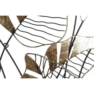 Decoration murale dkd home decor metal dore noir feuille d une plante_6226. DIAYTAR SENEGAL - Votre Source de Trésors Culturels. Naviguez à travers notre catalogue et trouvez des articles qui mettent en avant la richesse de la culture sénégalaise.
