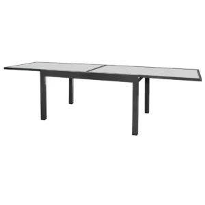 Table extensible thais 135 x 90 x 74 cm aluminium_6175. DIAYTAR SENEGAL - Là où Chaque Achat a du Sens. Explorez notre gamme et choisissez des produits qui racontent une histoire, du traditionnel au contemporain.