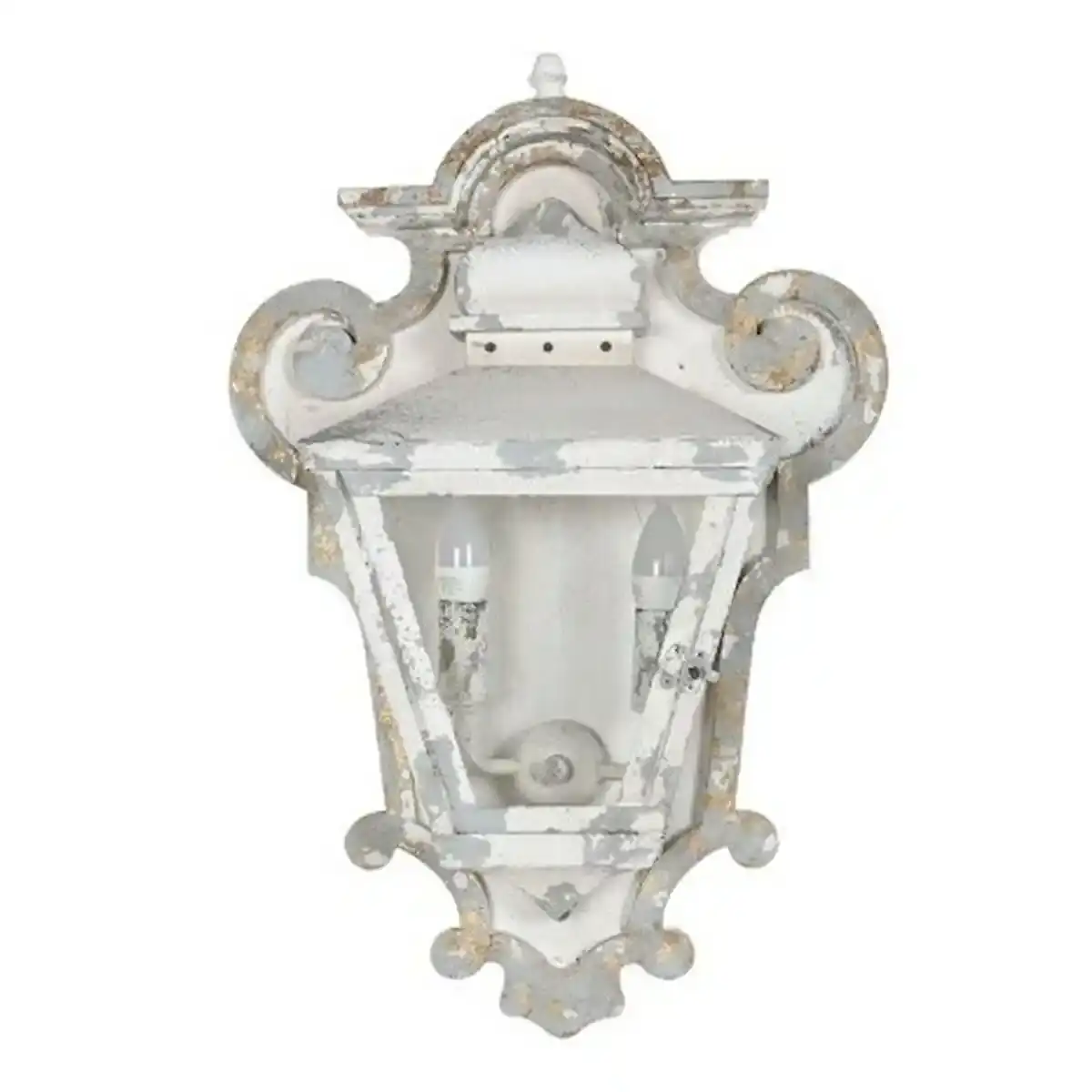 Applique dkd home decor cristal metal blanc neoclassique 43 x 16 5_2083. DIAYTAR SENEGAL - Votre Destination pour un Shopping Unique. Parcourez notre catalogue et trouvez des articles qui vous inspirent et vous édifient.