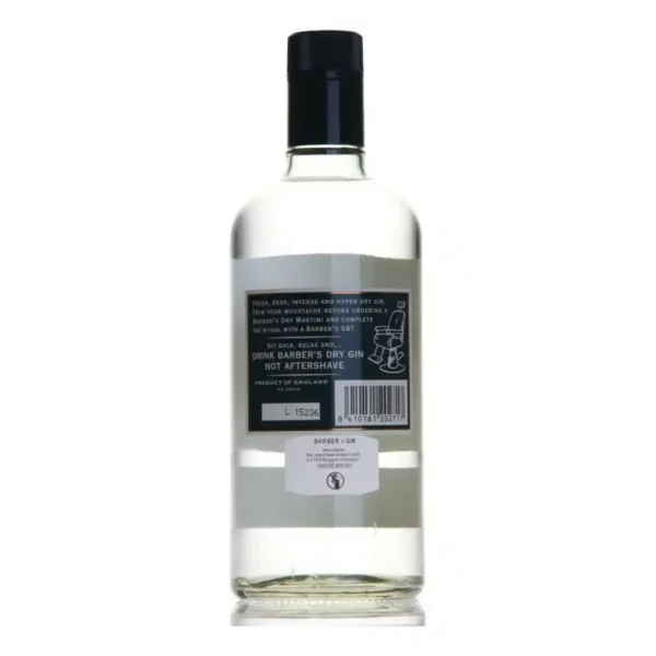 Gin barber s 70 cl _9778. Bienvenue chez DIAYTAR SENEGAL - Où Choisir est une Invitation au Voyage. Explorez notre boutique en ligne et découvrez des produits qui vous transportent dans l'univers du Sénégal.