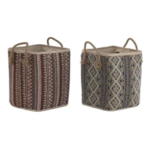 Panier dkd home decor 31 x 31 x 45 cm jute_2832. Plongez dans le Monde de DIAYTAR SENEGAL - Où Chaque Article Raconte une Histoire. Explorez notre vaste assortiment et choisissez des produits qui vous parlent et reflètent votre style unique.