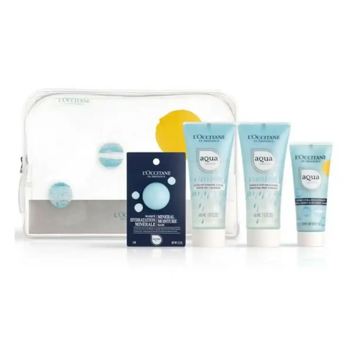 Coffret cosmetique femme aqua reotier l occitane 4 pcs _7164. DIAYTAR SENEGAL - Votre Passage vers l'Éclat et la Beauté. Explorez notre boutique en ligne et trouvez des produits qui subliment votre apparence et votre espace.