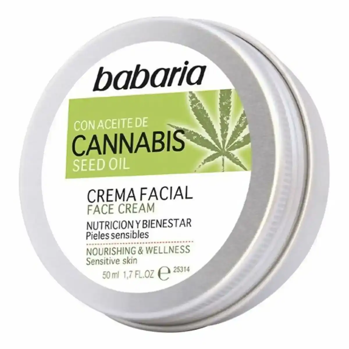 Creme nourrissante visage cannabis babaria 50 ml _3350. DIAYTAR SENEGAL - Votre Destination Shopping de Choix. Explorez notre boutique en ligne et découvrez des trésors qui reflètent votre style et votre passion pour l'authenticité.