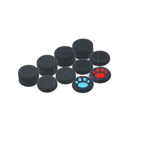 10 pièces de capuchon analogique pour stick manette ps4/5 xbox switch