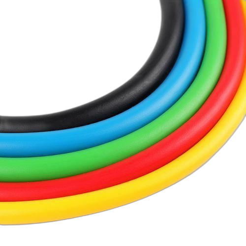 11 pièces/ensemble bandes de résistance au latex crossfit, exercices d'entraînement tubes de yoga tirer la corde, bandes élastiques en caoutchouc pour la remise en forme = pri
