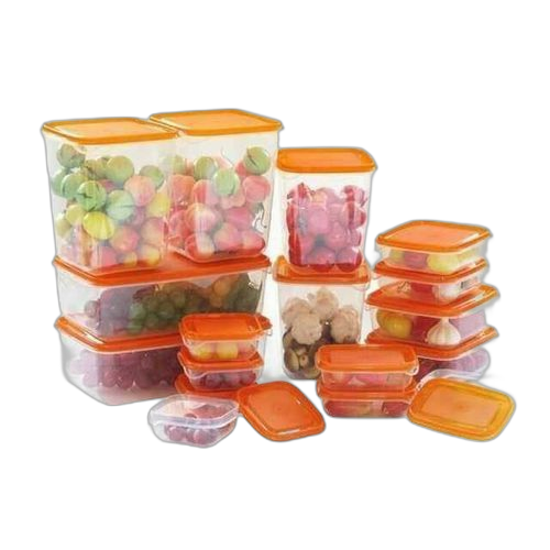 17 pcs scellé bac réfrigérateur alimentaire boîte de rangement boîte de conservation récipient de nourriture en plastique