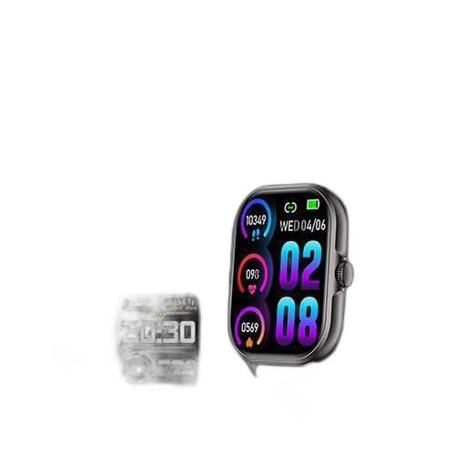 2.09 smartwatch à écran tactile ceinture de sport en silicone