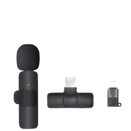 2 in 1 micro cravate sans fil type c+ apple noir