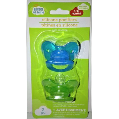 2 tétines en silicone pour garçon